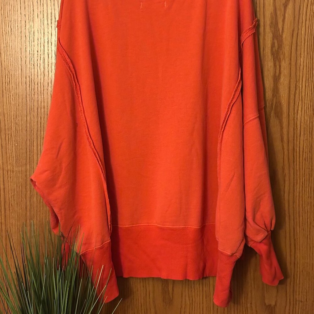 NWOT Free People Graphic Camden Pullover #14 size- LARGE - Picture 7 of 7